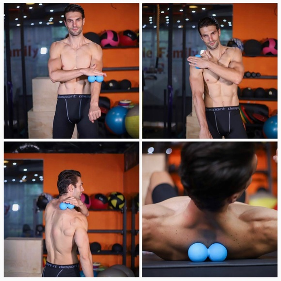 Double Lacrosse Ball & Mobility Ball Deep Tissue Tool for Myofascial Release - Picture 2 of 5